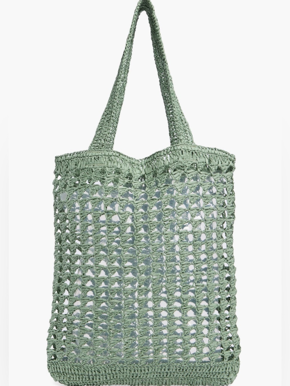 SOL MER ❤️‍🔥 SAGE GREEN CROCHET BAG NWT